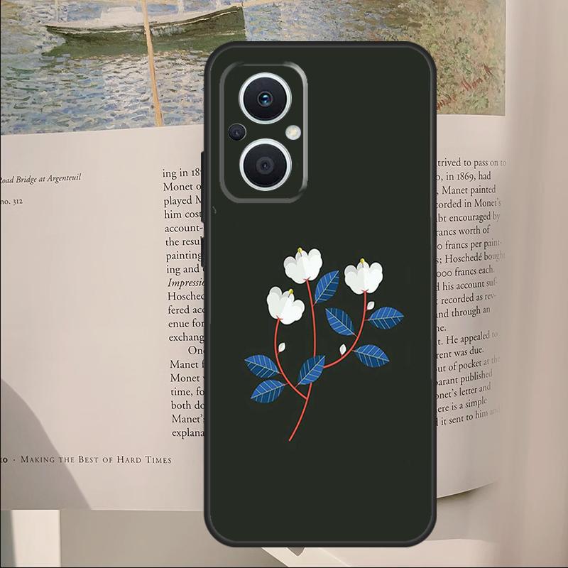 Purple Background Pattern Cover For OPPO Reno 10 12 13 14 Pro 11 F 12F 13F 14F 7 8 Lite OPPO Find X9 X6 X5 X8 Pro Case