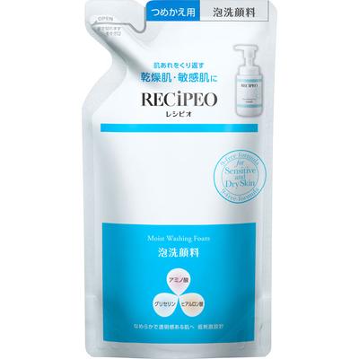 Recipeo Recipeo Pěna na vlhké mytí náhradní náplň 180 ml Péče o obličej Recipio Navlhčete si dlaně a obličej, poté dvakrát stiskněte pumpičku, abyste nadávkovali malou dávku