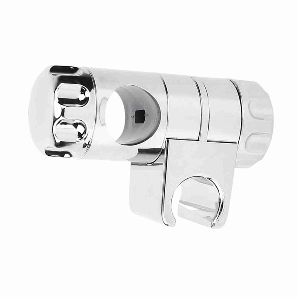 ABS Bathroom Shower Head Slide Bracket Adjustable Clamp Holder 25mm Hole