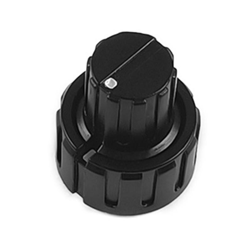 2Pcs Plastic Potentiometer Knob Replacement Guitar Volumes Control Rotary Knob Knurled Shaft Hole Amplifier Knob