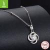Cross-Border Four-Leaf Clover Moissanite Necklace Women'S Light Luxury Niche Simple High-End Sense S925 Silver Collarbone Chain