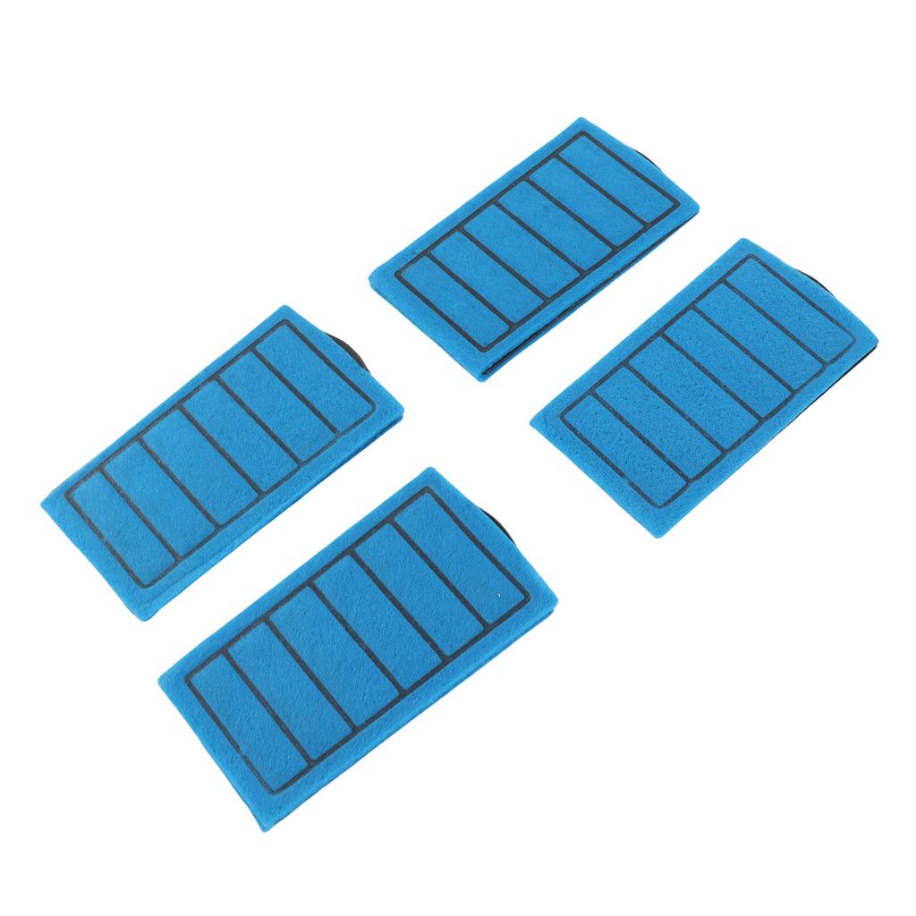 4pcs Blue Filter Cartridges Aquarium Tortoise Tank Carbon Filter Element Replacement