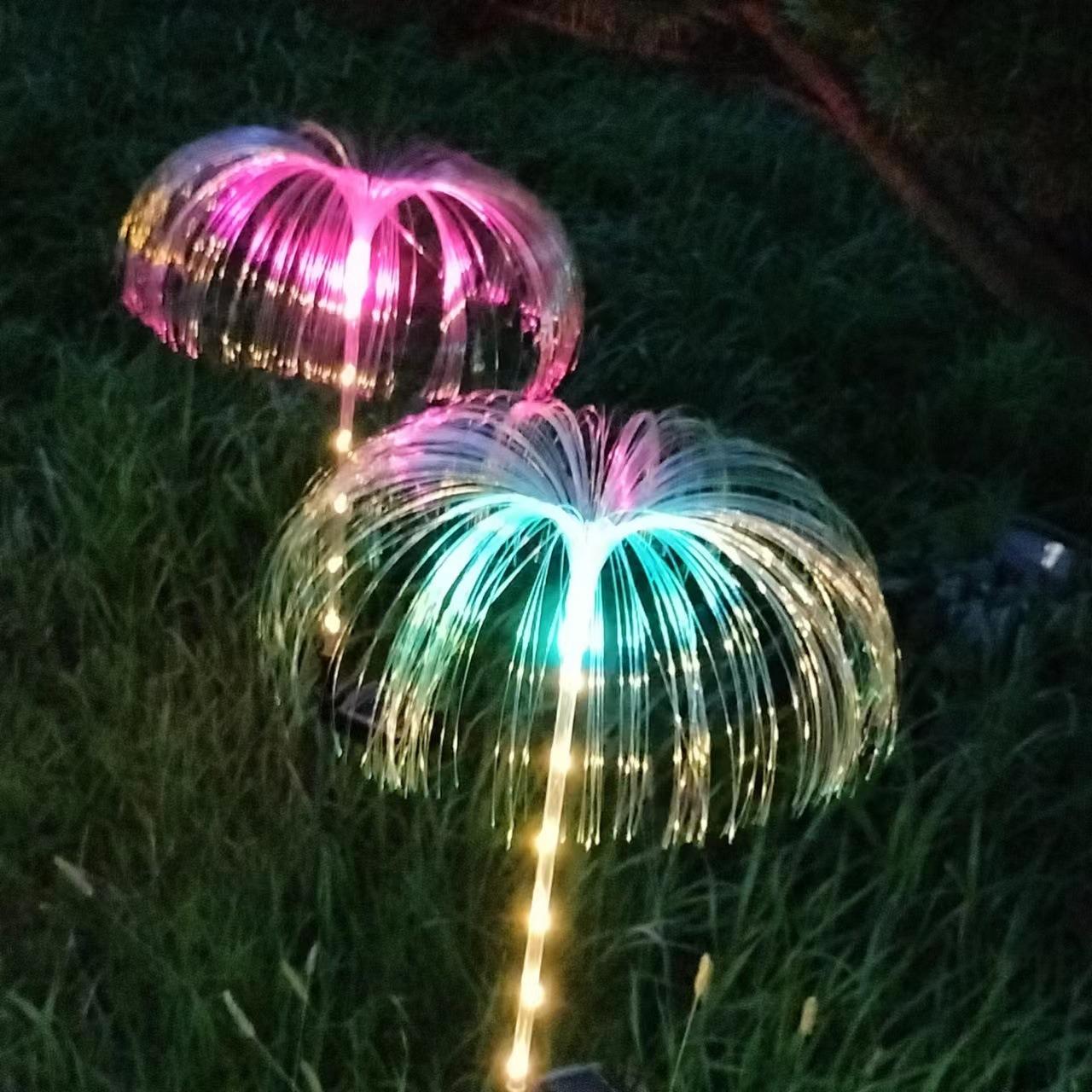 Hot Sell Outdoor Jellyfish IP65 Waterproof Solar Garden Light Party Solar Decoration Light for Garden 0.5W