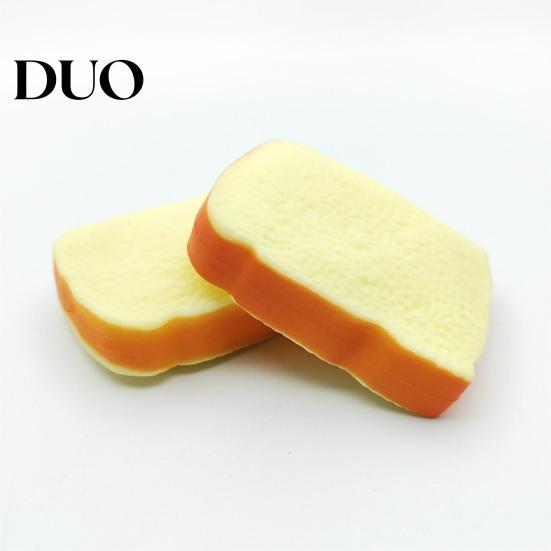 Portable Stress Toy 1/2Pcs Simulated Toast Relief Toy, Sliced Bread Squeeze Sensory Soft Stretchy Fake Food Fidget for Kids Teens Adults Hand