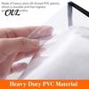 Dust Proof Closet Storage Bin Clear Clothes Bag with Zipper, 40L Capacity Reinforced Handles Moving Bag, Under Bed for Comforters Foldable PVC