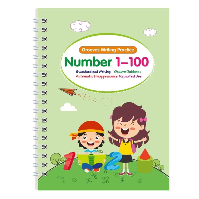 

Magical Handwriting Practice Book Letter Number Art Drawing Mathematical Operations Workbook For Preschooler Children
