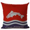 Game Of Thrones Themed Cotton Linen Pillow Cover For Winter Decor Sofa Home Car