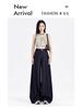 Women's American-Style Dark Blue Summer Jeans - Light, Straight-Leg, Loose Wide-Leg Pants