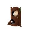 Universal Multi-Layer Cat Tree with Winter Warm Bed & Felt Hole