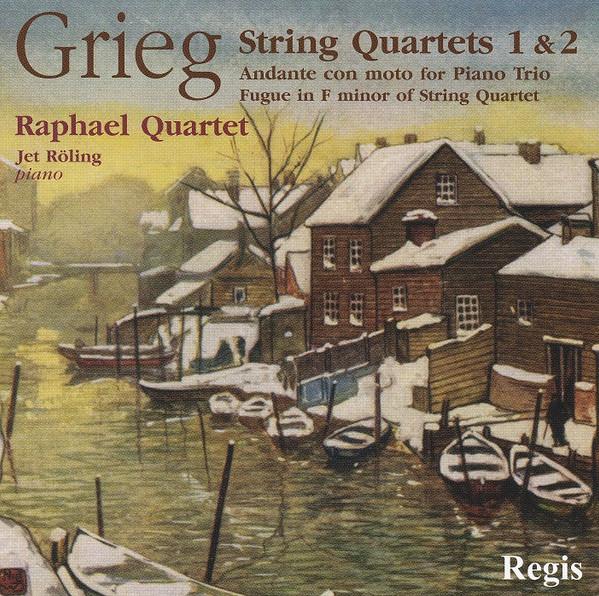 

CD RAPHAEL QUARTET JET ROLING Edvard Grieg String Quartets 1 RRC1279 REGIS 2007 UK Classical Used