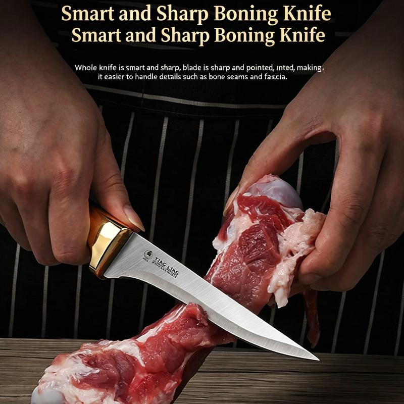 Professional high-hardness cutting knife, kitchen cooking knives, special bone removal knives, kitchen fruit knife, and peeler