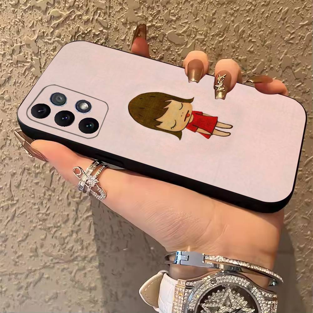 Y-Yoshitomo N-Nara Phone Case For Samsung Galaxy A13,21s,22,31,32,52,53,71,80,A91 Soft Black Cover SamsungA12