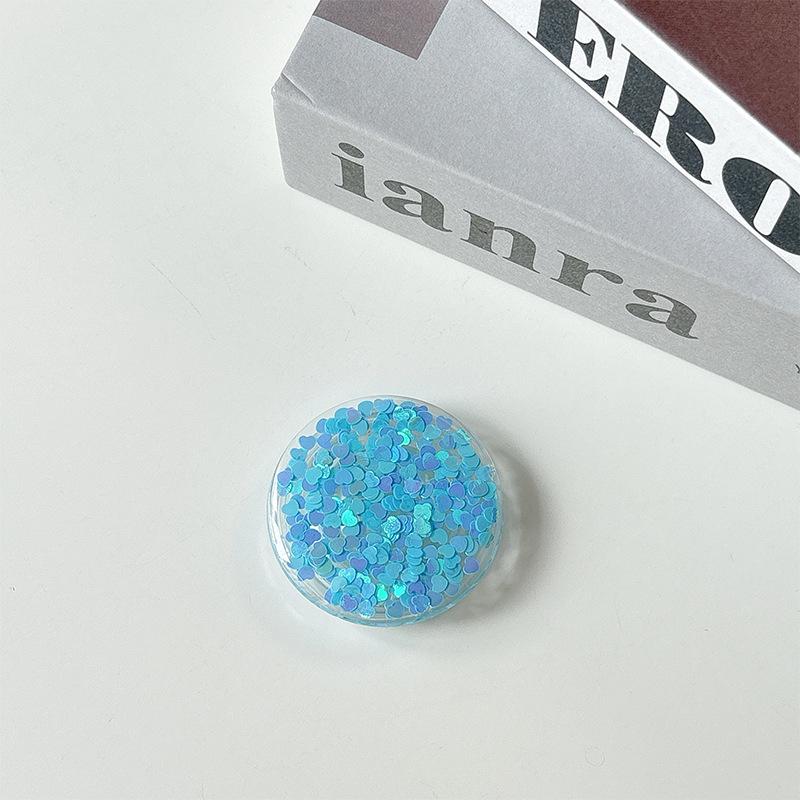 Color Sequined Mobile Phone Airbag Bracket Paste Type Small Fresh Women'S Ring Gift Party Company Logo Printing