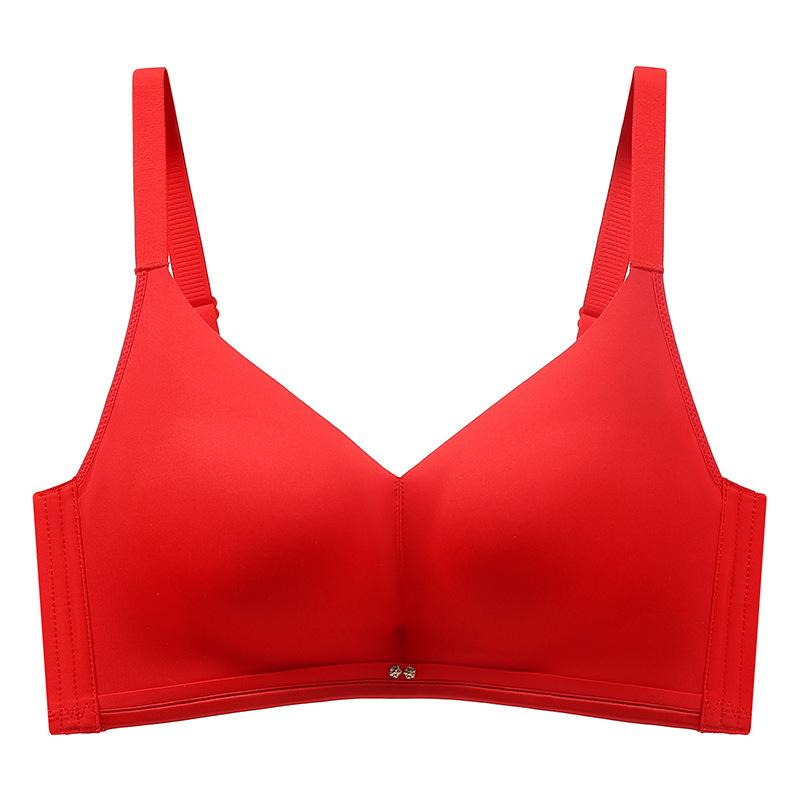 Minimalist Lingerie Women's Thin Cup Three-dimensional Seamless Bra Without Steel Ring Breathable Bra