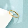 18k Non-Fading Titanium Steel Inlaid Diamond Ring - Women's Elegant Minimalist Jewelry