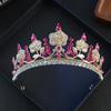 Gorgeous Baroque Queen Tiaras Sparkling Luxury Crystal Tiara Rhinestone Tiara  Party Prom