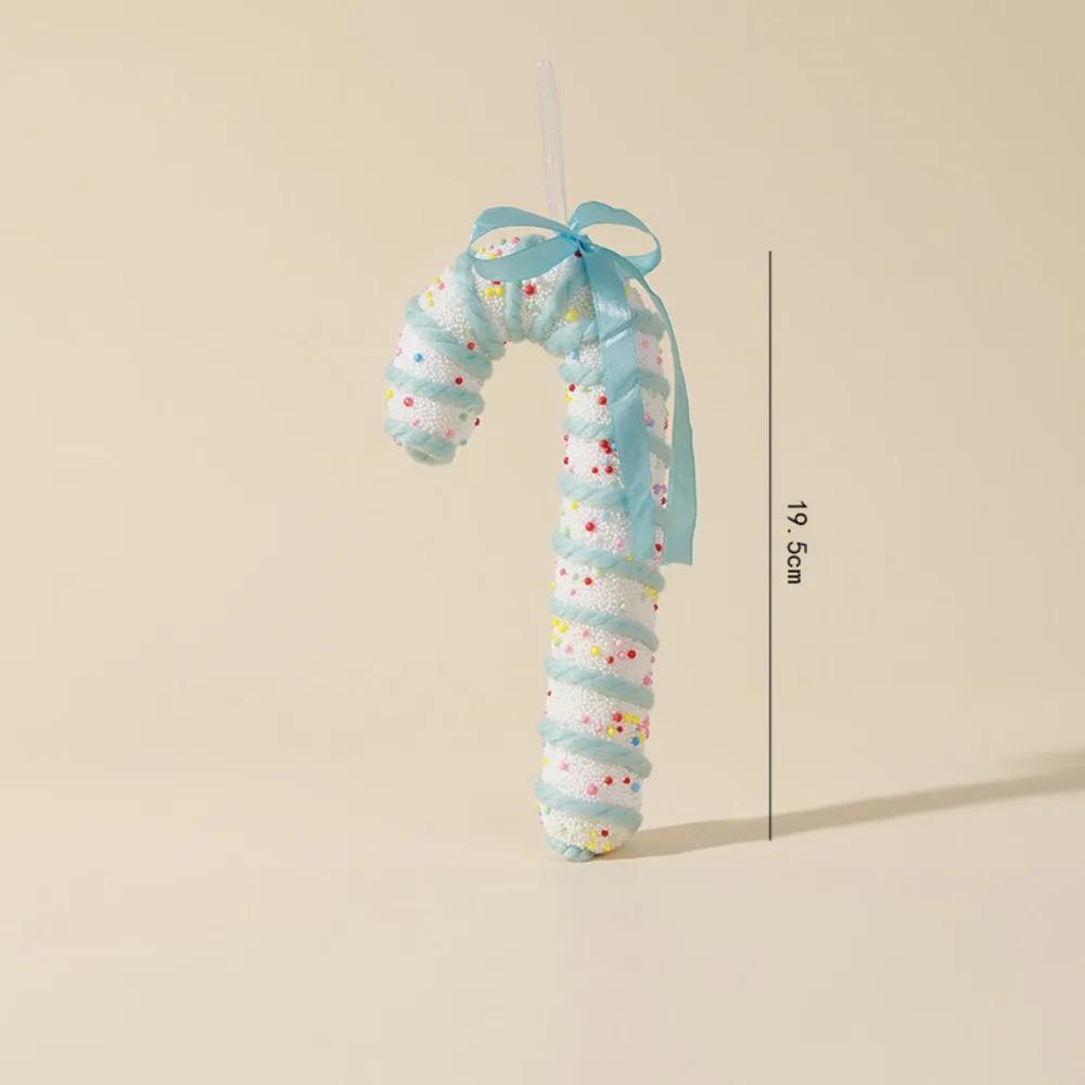 

Multicolor Christmas Lollipop Decorations Foam Cartoon Candy Cane Hanging Pendants Scene Making Festival Drop Ornaments