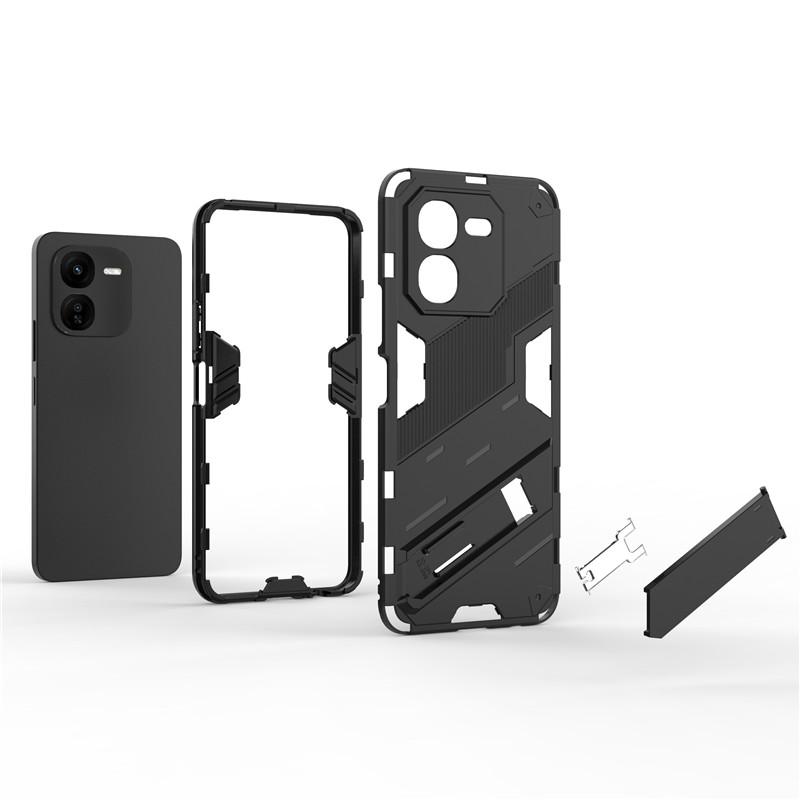 For ViVo iQOO Z9x Case ViVo iQOO Z9x 5G Cover Punk Style Armor Bumper Shield Protective Back Phone Cases On ViVo iQOO Z9x Funda