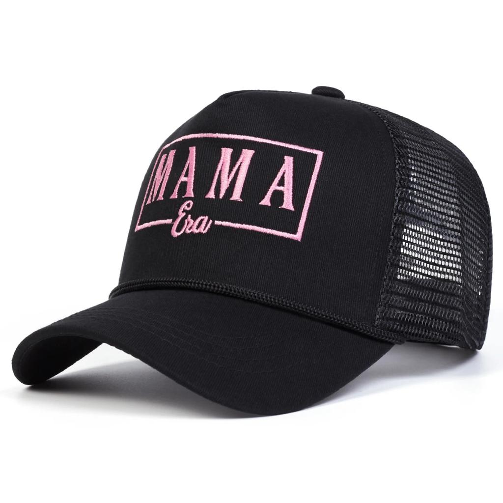 Net Baseball Stitching Stitched Embroidered Alphabet Era Mama Neutral Gender Women Men For Caps Spring Summer Outdoor Adjustable Casual Hats
