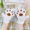 Bear Paw Furry Mittens Plush Animal Gloves Fashion Women Winter Gloves  Cosplay