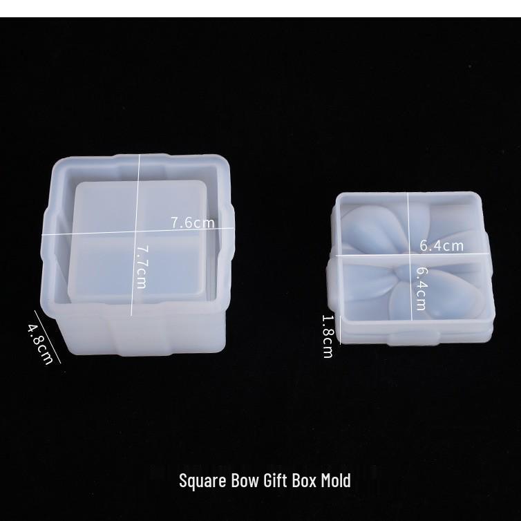 

Poppy DIY Crystal Resin Mold: Bow Knot Storage Box & Christmas Gift Ornament Mold