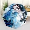 1 Stück Outdoor-Schirm mit Anime-Charakter-Design - Automatisches Öffnen/Schließen, Tragbares 3-fach faltbares Design, 8-Speichen-Eisenrahmen - Perfektes Geschenk für Fans, T