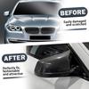 CARBON FIBER FOR 17-22 BMW G30 G20 G11 G12 M STYLE Clip-ON SIDE MIRROR COVER CAP