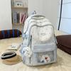 Schoolbag New Schoolbag Female Junior High School Students Large Capacity Simple Backpack College Students High Value Casual Versatile Backpack