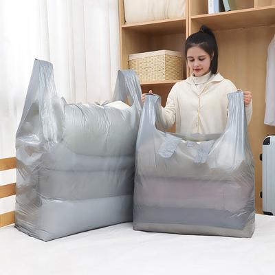 10Pcs Storage Bag Large-Capacity Moving Storage Bags Winter Coat Cotton Quilt Dust-Proof Storage Pouch Anti-aging Moving Bag