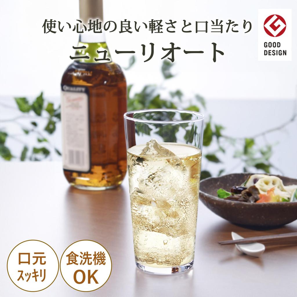 Toyo Sasaki Glass Tumbler Glass New Riot Tumbler 320ml Set of 60 Made In Japan Dishwasher Safe Good Design Award Glass Cup Glass Cup Beer Glass