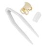 Fashionable Brass Hollow Hip Hop False Tooth Halloween Festival Hip Hop Tooth DecorationGold