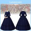 Victorian Era Cosplay Dress For Women With Polyester And Spandex Retro Performance Outfit