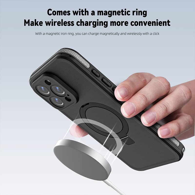 For iPhone 16 15 Pro Max 16 Plus 16 15 Pro Waterproof Case, [Compatible with Mag-Safe] Full-Body Heavy Duty Shockproof Case