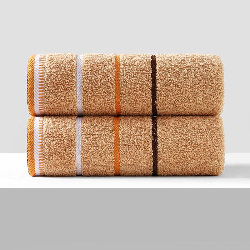 Soft, Absorbent Polyester-Cotton Towels - Thickened for Household Use, Face Wash, and Gifts