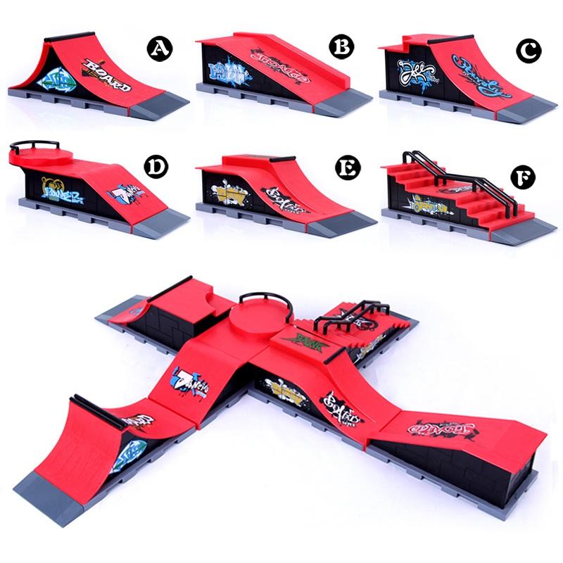 Ultimate Tech Deck Fingerboard Skate Park Ramp Part With Unique Graffiti Design