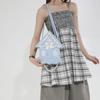 Bow Shoulder Bag Lace Crossbody Purse Cute Mini Box Handbag  Party