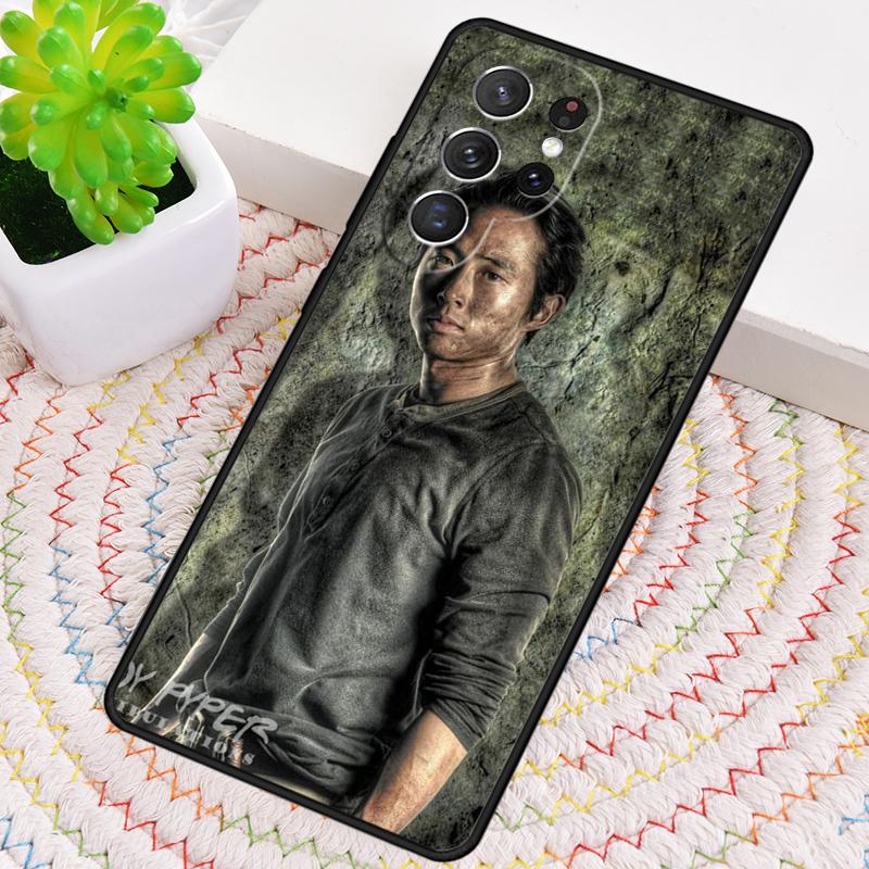 

Glenn Maggie The Walking Dead Silicone Phone Case For Samsung Galaxy note 10 pro S26 S24 S23 S22 S21 Plus S25Ultra Capa Cover Galaxy S24+