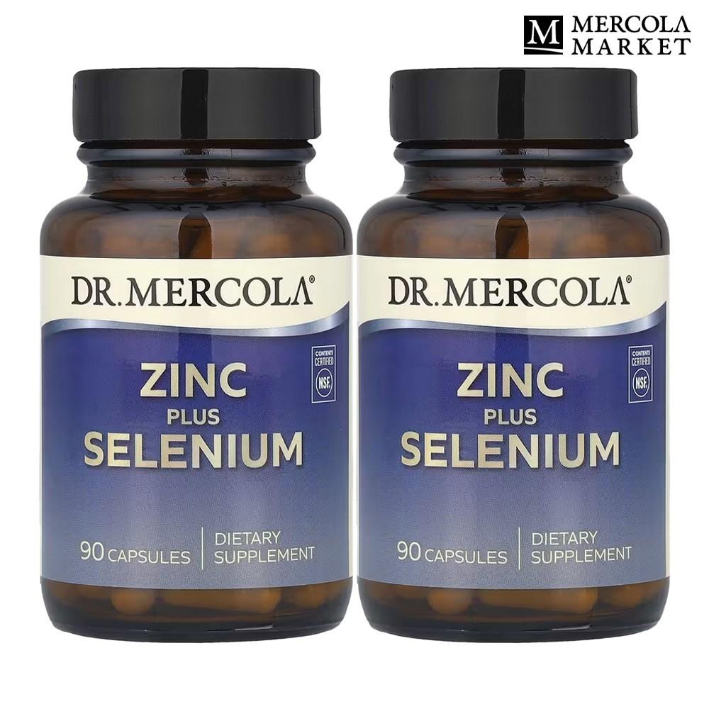 Mercola Zinc Plus Selenium Dr. 90 Capsules 2 Packs 2 pcs