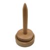 Wood Yarn Ball Holder Paper Towel Rack Vertical Rotating Weaving Tool Rack Storage Winding Roll Holder Dispenser for Crocheting