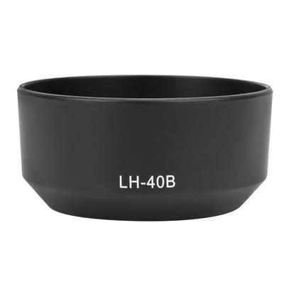LH-40B Quality Portable Plastic Camera Lens Hood Shade for Olympus M.ZUIKO 45mm F1.8(black)