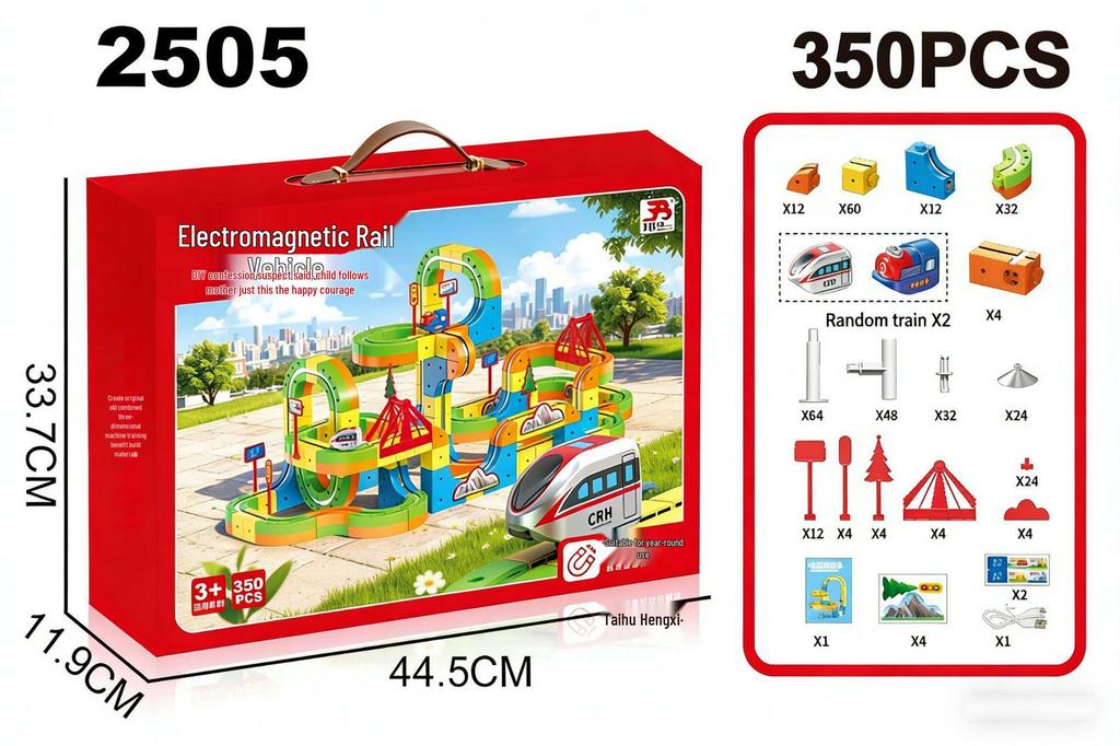Versatile Magnetic 3D Track Car: Children's High-Speed Electric Rail Toy