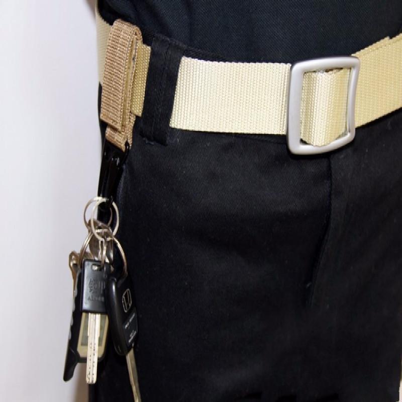 Vendita moschettone gancio fettuccia fibbia nylon molle cintura appeso portachiavi strumento all'aperto offerte settimanali