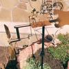 Rock Music Themed Rocker Windmill Sculpture Metal Bassist Statue For Yard Garden And Outdoor Space Decors