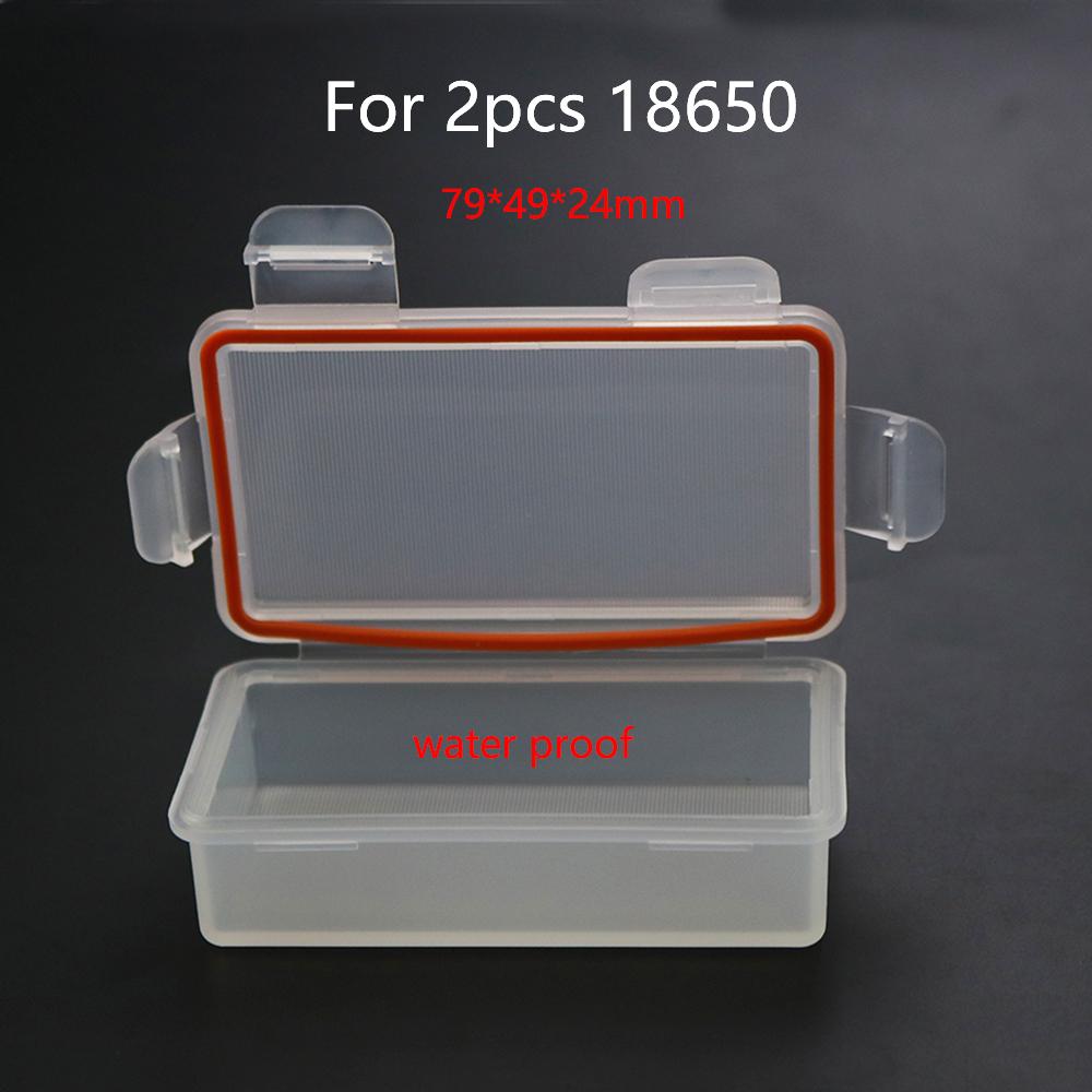 Hartplastik 18650 Akku-Aufbewahrungsboxen Hülle Halter Mit Clip Für 1/2/4/8x 18650 4x16340 Wiederaufladbare Batterie Wasserdichte Hüllen