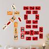 15pcs/set Chinese Style Background Wall Stickers Paper Good Luck Stickers  Spring Festival