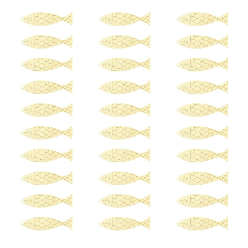 Bulk Wooden Fish DIY Home Handicraft Art Kits For 30