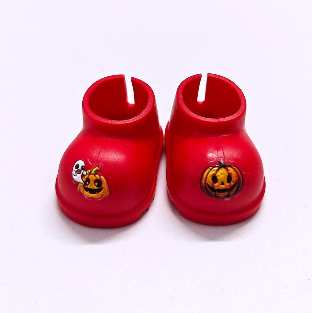 Macaron Labubu Rain Boots 17CM - 1st, 2nd, 3rd Gen Shoes Sit Sit Party, Universal Pink & Yellow