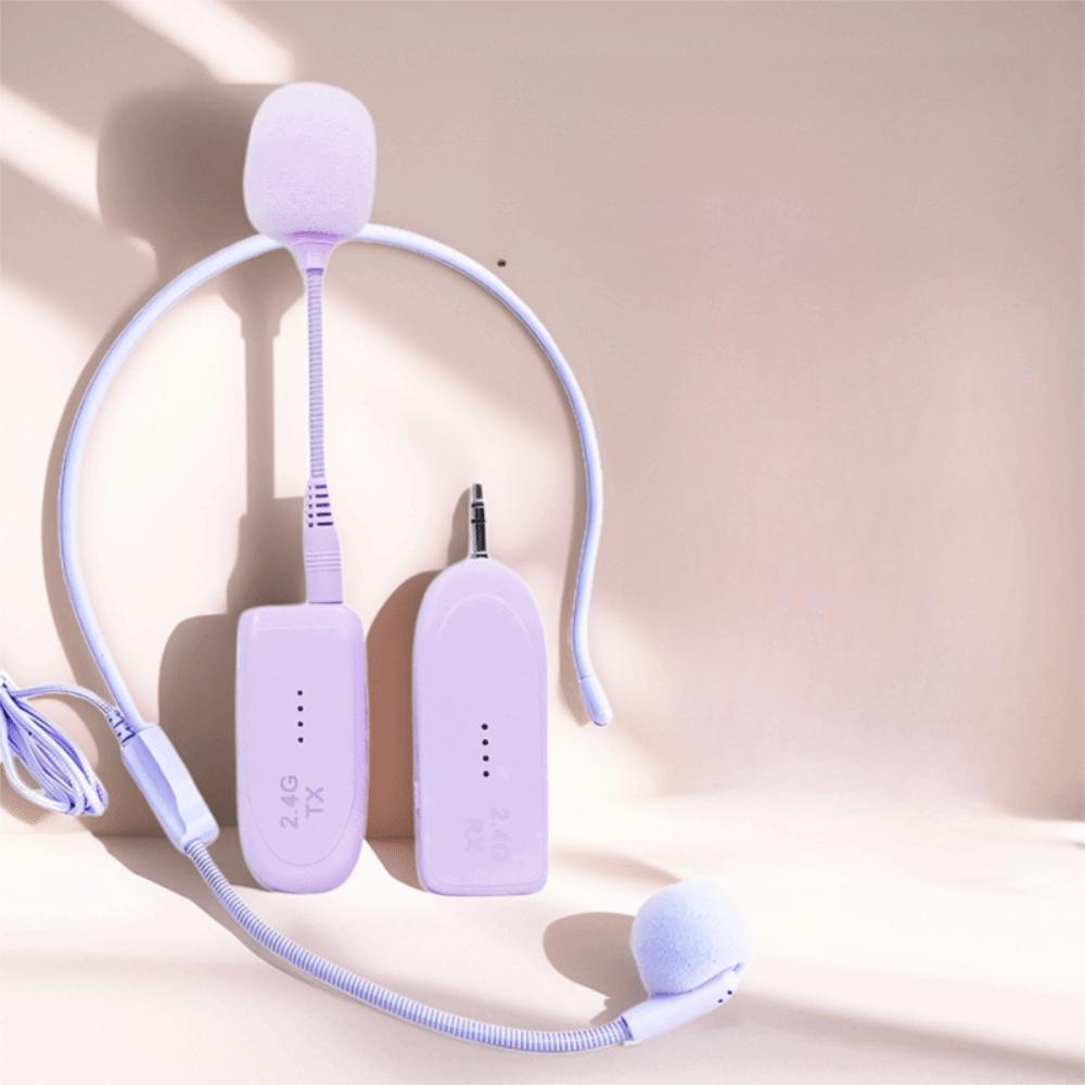 Universal Wireless Lapel Microphone Neck Clip Portable PA System Bluetooth Microphone Indoor Use