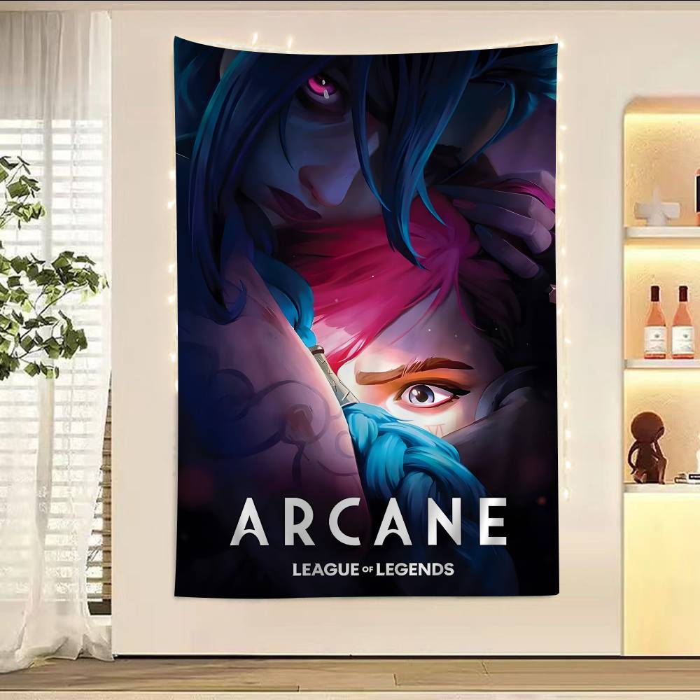 AArcane LLOL Classic Animation Cartoon Tapestry Wall Hanging Decoration Household Home Decor