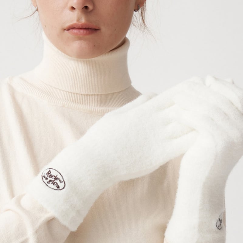 RECLOW [2PACK] FLUFFY LOGO GLOVES 8COLORS
